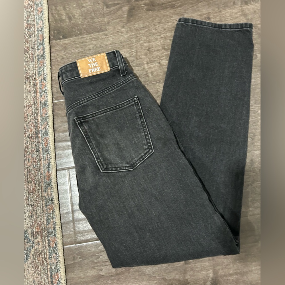 We the free Black straight leg Jeans